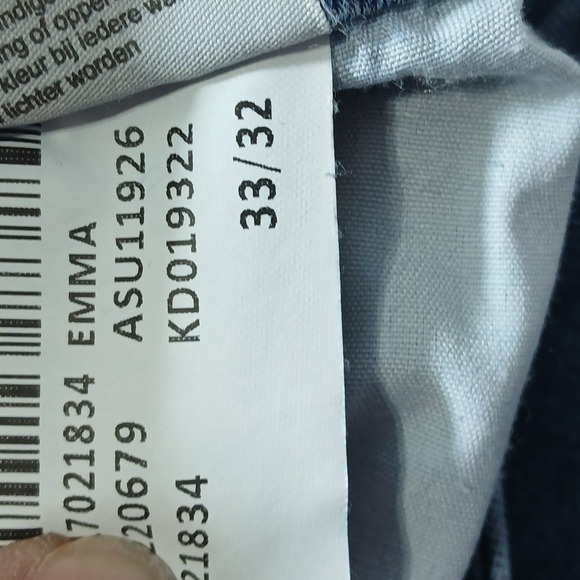 Mavi Jeans Co. Jeans Womens 33x32 Mid Rise Skinny Emma Jeans Blue - Picture 7 of 11